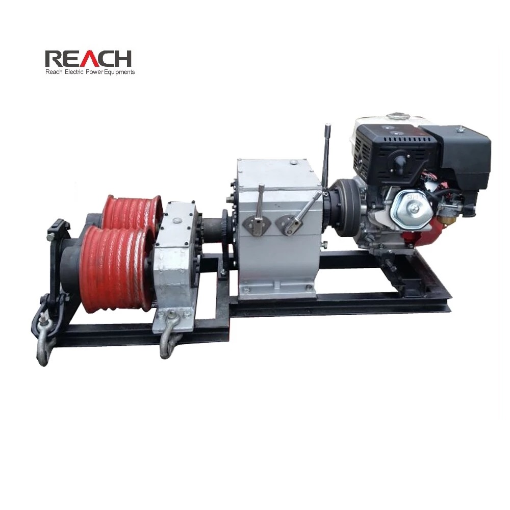 3&5ton double bulldog drum cable winch